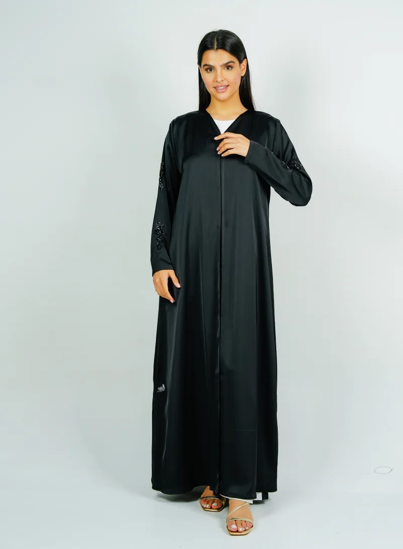 Abaya with Embroidery sleeves design